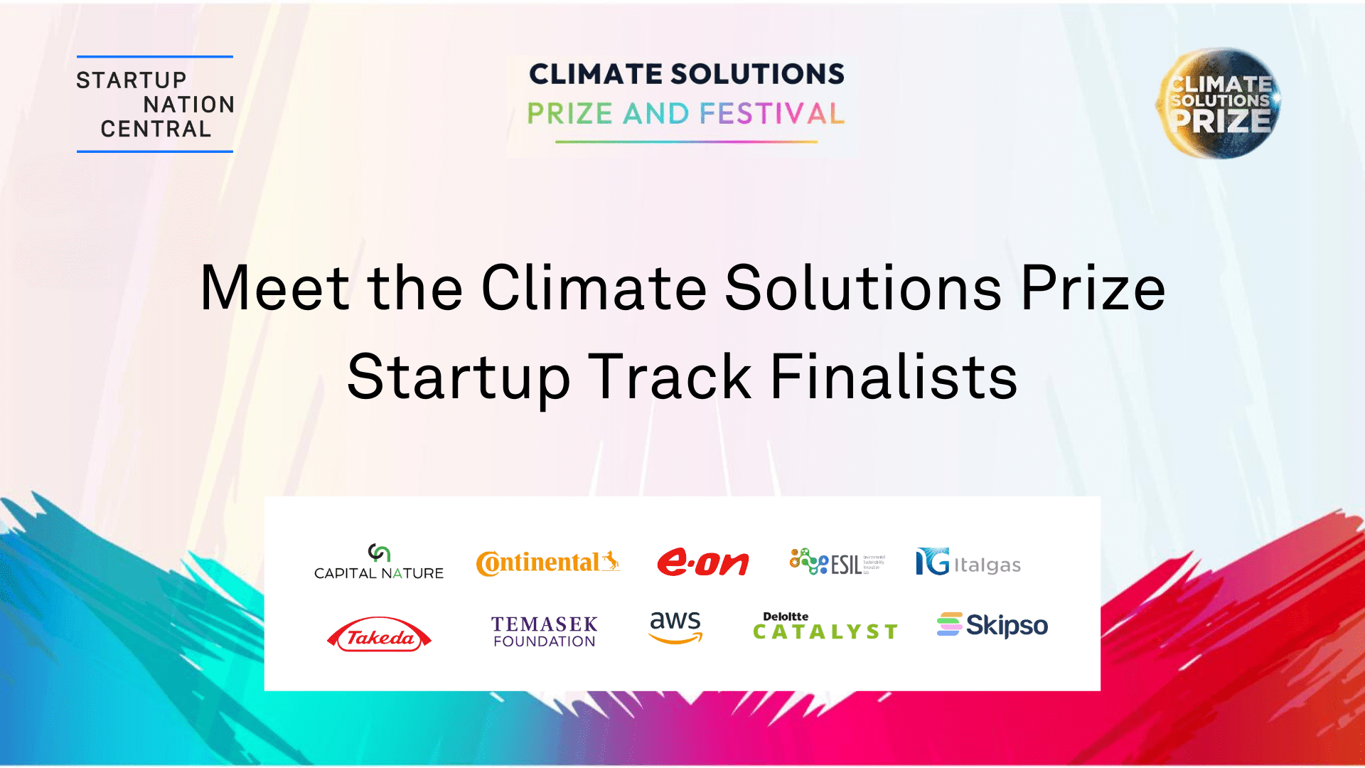 Climate Solutions Prize Startup Track: Meet the Finalists